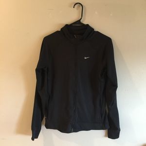 Nike Full Zip Black Sweatshirt Sz M